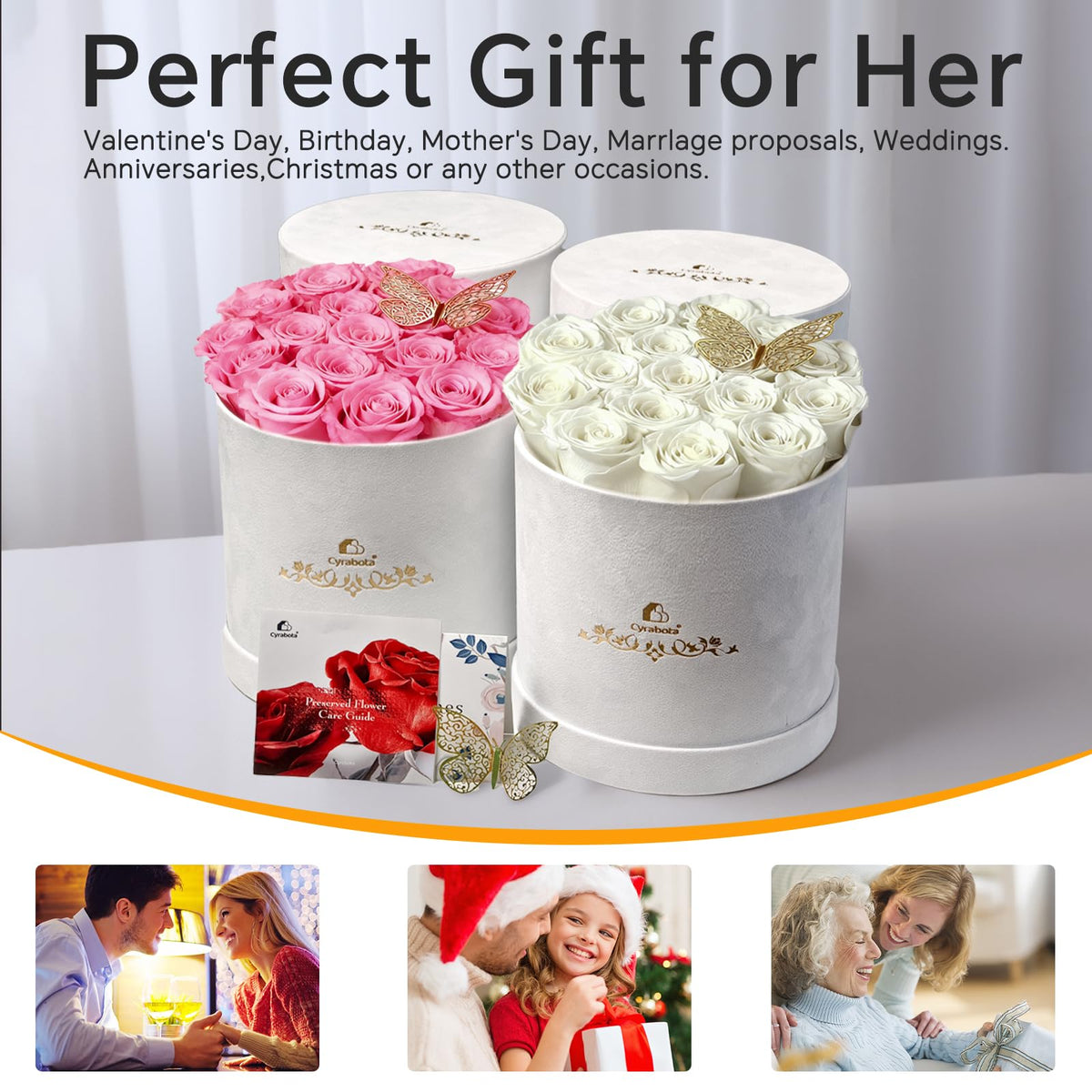 Cyrabota Valentine’s Day presentation as a lasting alternative to fresh flowers