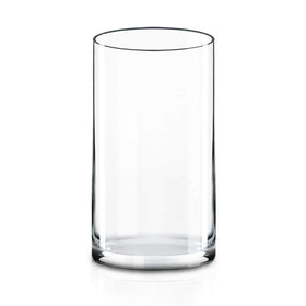 CYS EXCEL large cylinder vase, clear glass, ideal for wide bouquets.