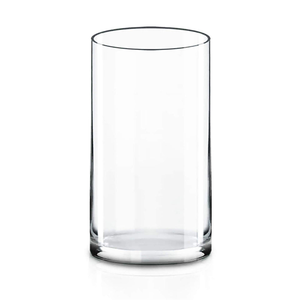 CYS EXCEL large cylinder vase, clear glass, ideal for wide bouquets.