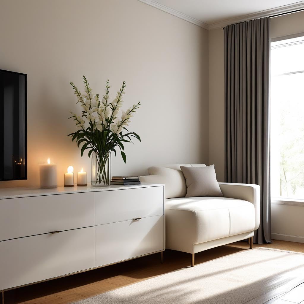CYS EXCEL vase on a dining table as a modern minimalist centerpiece.