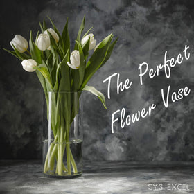 CYS EXCEL wide-bouquet display supports lush long-stem arrangements.