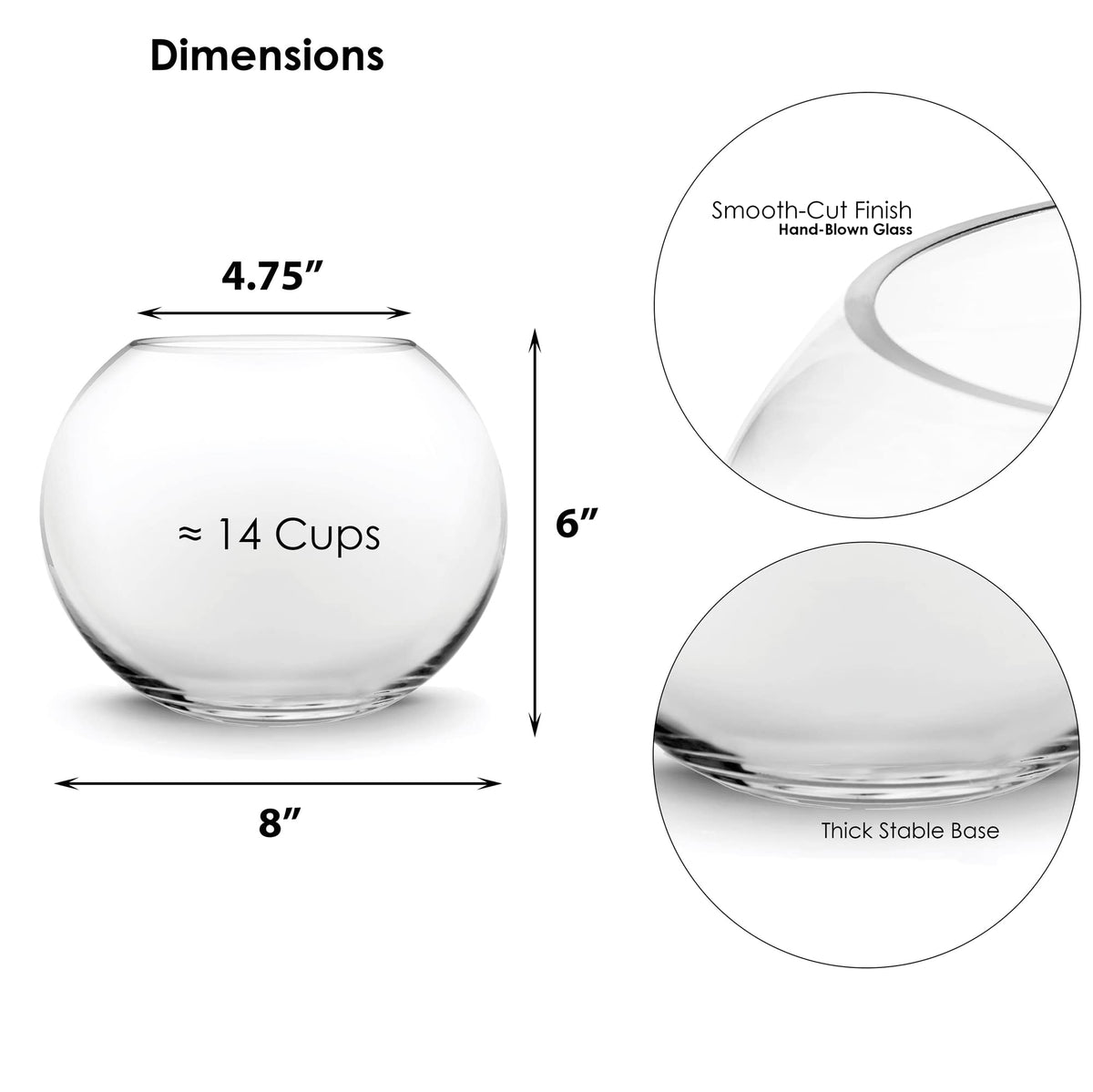 CYS EXCEL bubble bowl with light reflections, ideal for wedding décor.