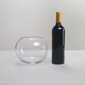 CYS EXCEL bubble bowl terrarium display featuring greenery and airy space.