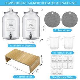 CYYKDA measuring cup and non slip mat for precise dosing and stability