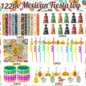 CZWXOXO Mexican Fiesta silicone bracelets are comfy, reusable party favors.