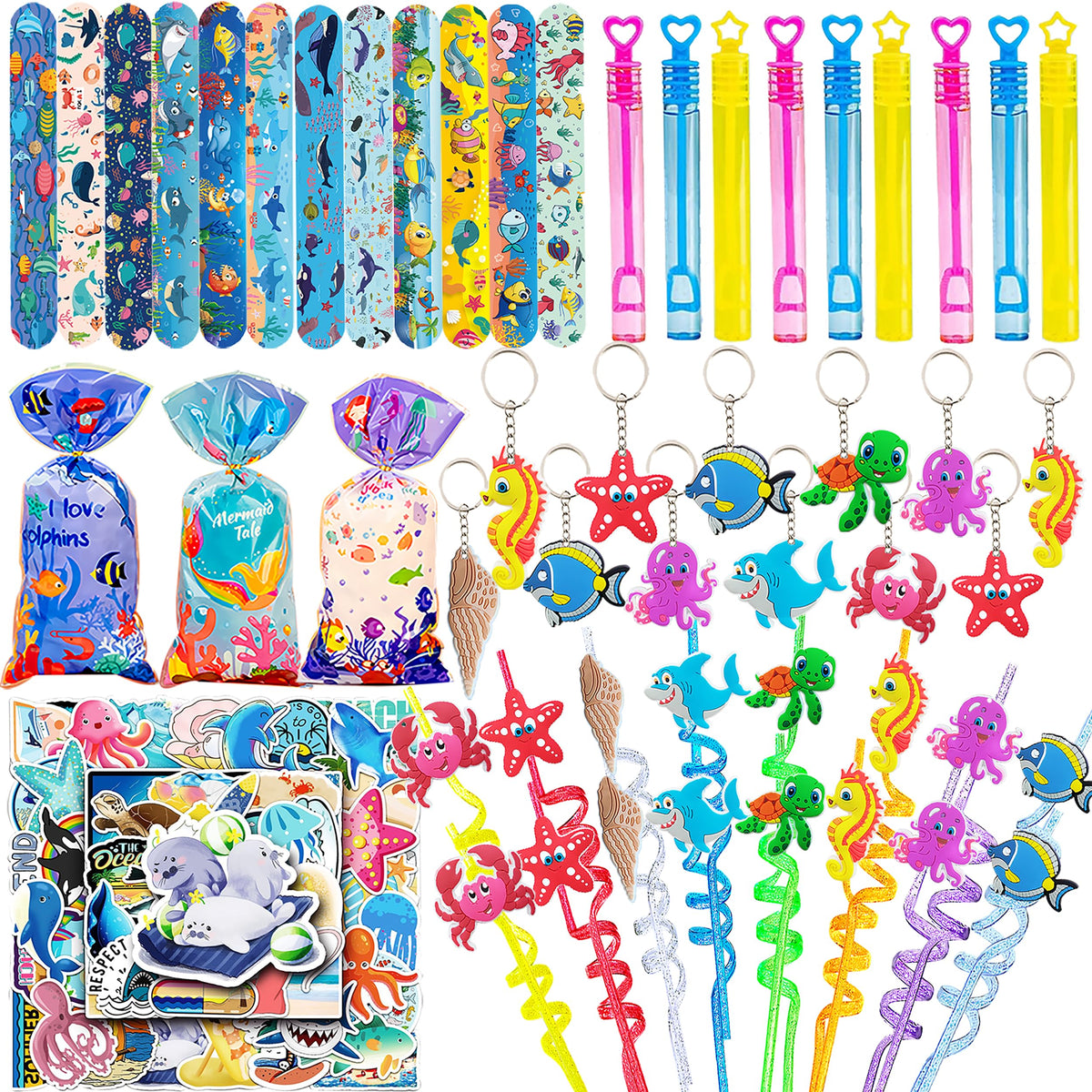 CZWXOXO sea animal slap bracelets brighten party favors