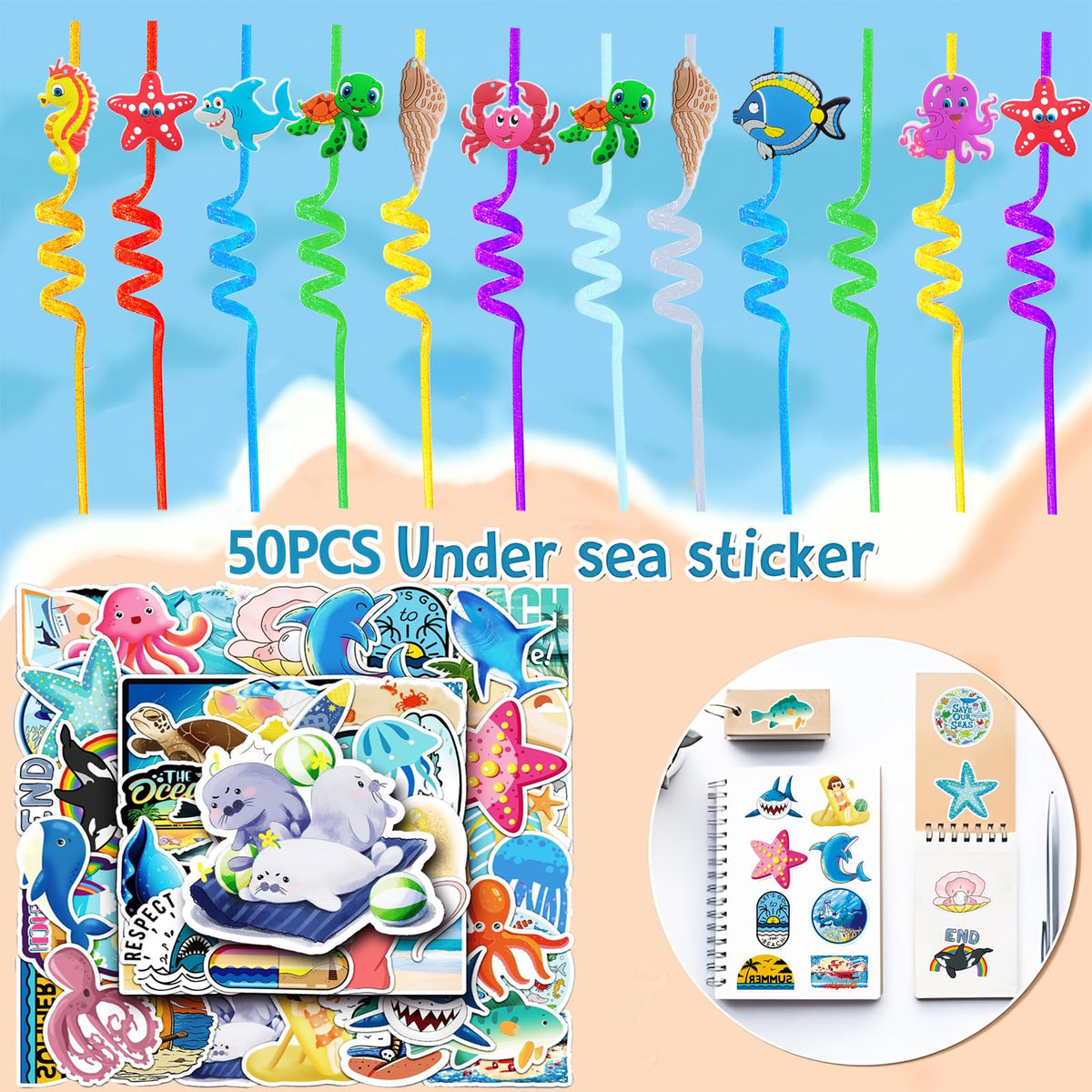 CZWXOXO under the sea favors display enhances ocean decor