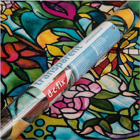 d-c-fix 17x78 roll provides flexible sizing for windows and decor