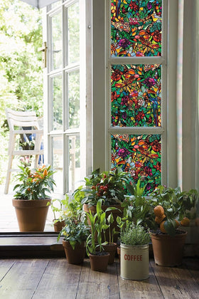 d-c-fix self-adhesive privacy film on glass offers simple, mess-free installation