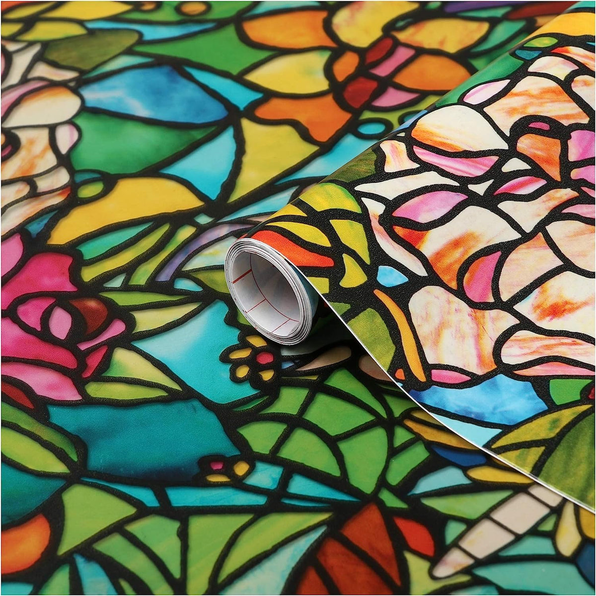 d-c-fix Spring Chapel Tulia window film roll provides privacy with tasteful texture