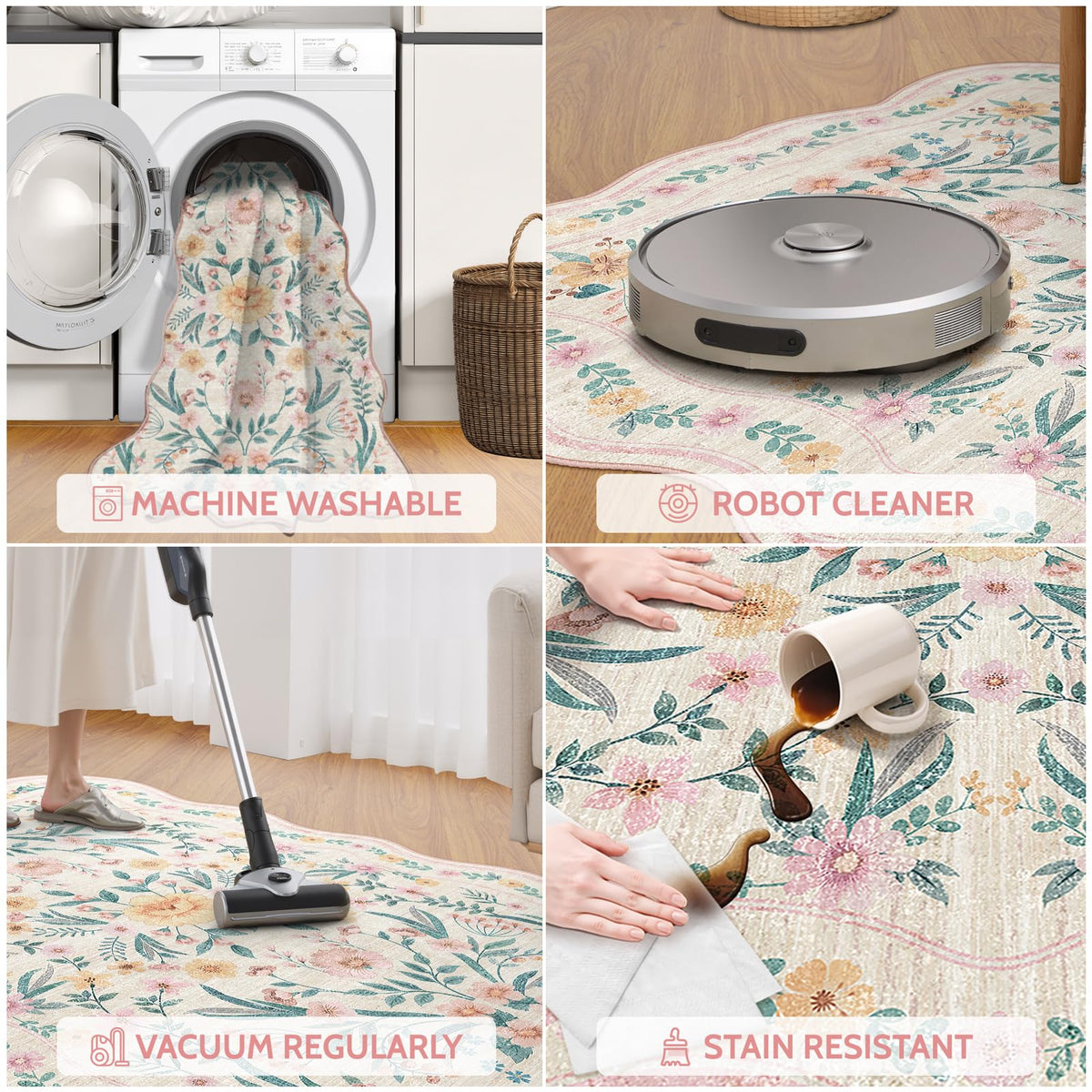 Dadasgk soft faux-wool fibers deliver a cozy, skin-friendly surface