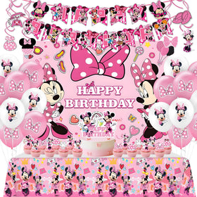 DaeSichi Minnie banner for a cheerful birthday party decor