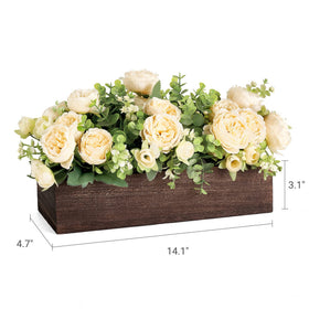 Dahey wood box can be repainted to match your decor.