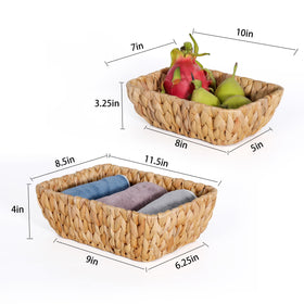 DAICOLAD decorative-woven texture baskets add aesthetic storage