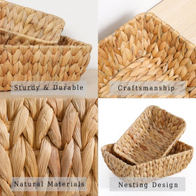 DAICOLAD pantry baskets organize food packets and seasonings neatly
