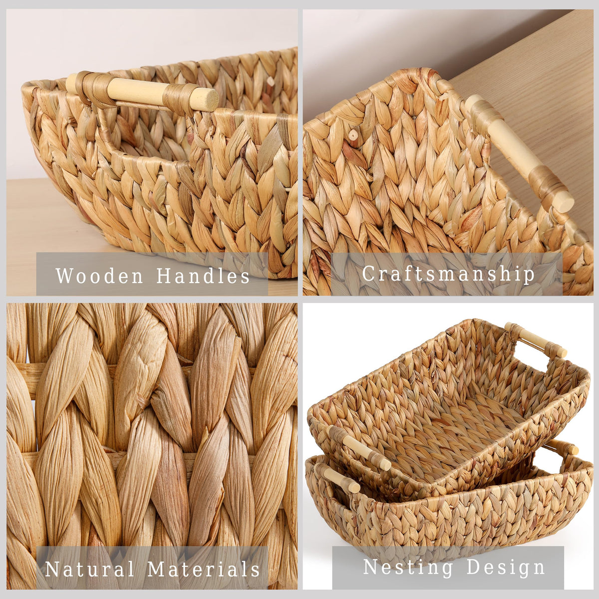 DAICOLAD large storage basket in bathroom, perfect for towels and toiletries.