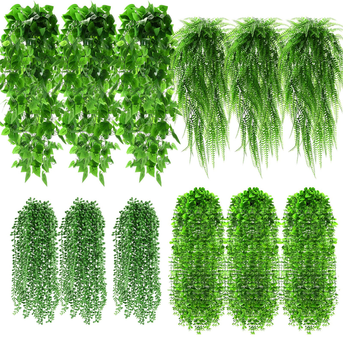 Daifunli Boston fern hanging for vivid indoor decor