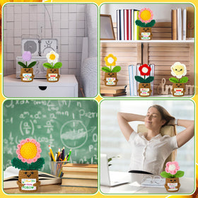 Daifunli end-of-year teacher gift crochet flowers for classroom celebrations
