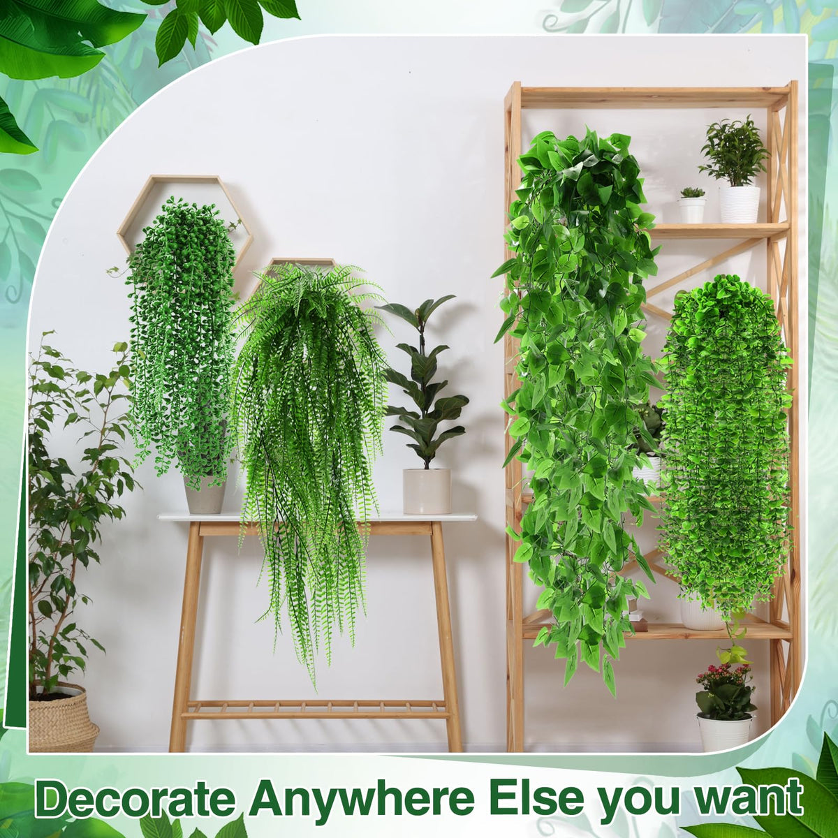 Daifunli string of pearls hanging creates an elegant garland