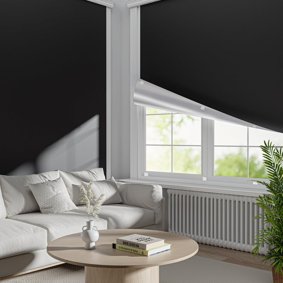 Dailycooper portable blackout curtains packaging view with quick setup