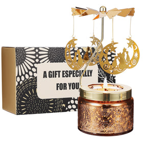 DAISRED cat candle gift packaging ready for Christmas or birthdays.