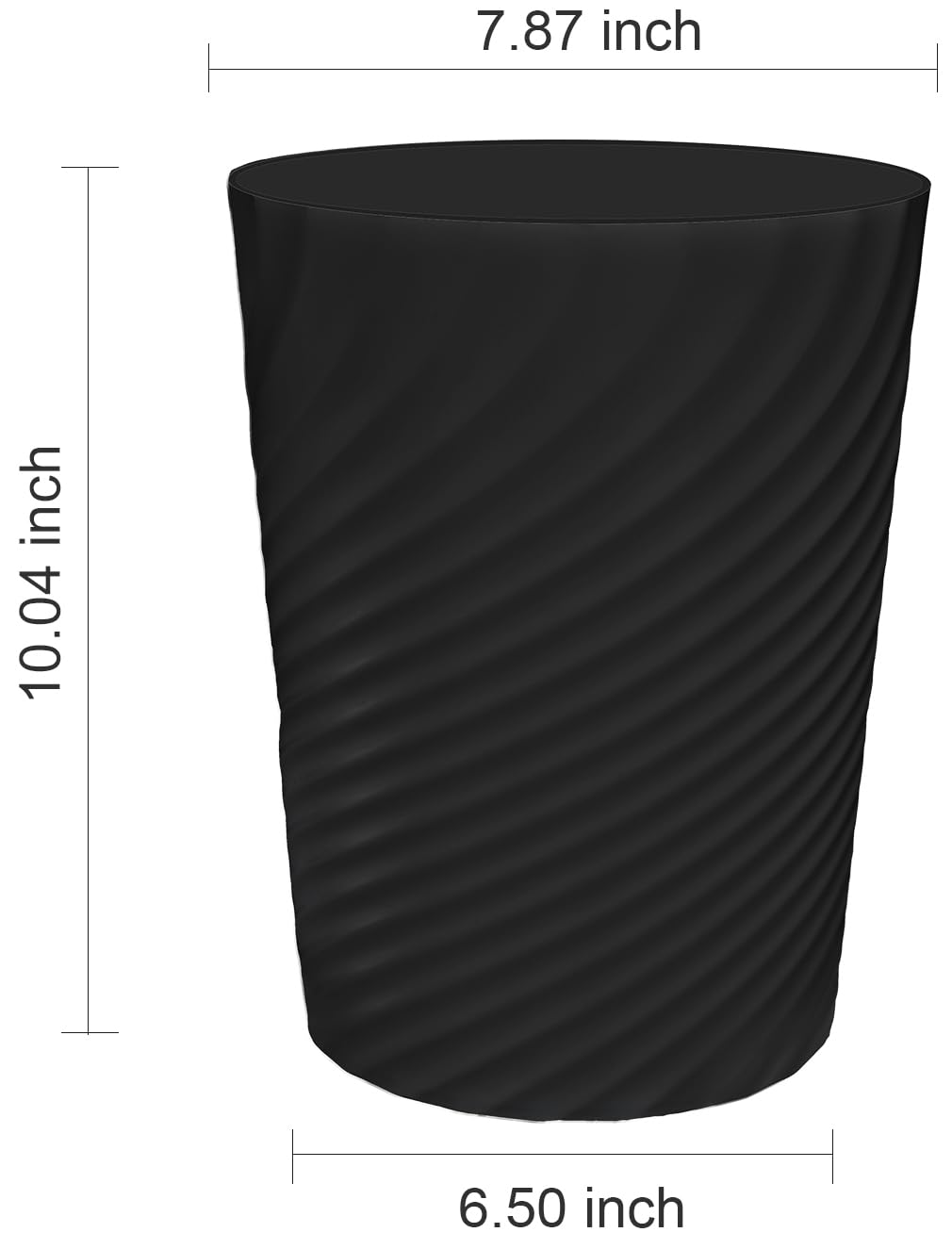 DAJITRE compact bin suitable for bathroom or office setups.