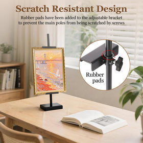 Dakewang easy assembly easel kit, quick setup in minutes.