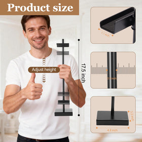 Dakewang sturdy metal base easel provides stable support for prints.