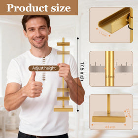 Dakewang sturdy metal easel pole design prevents tilting during use.