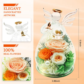 DAKEYUN forever rose in a glass dome showing lasting color