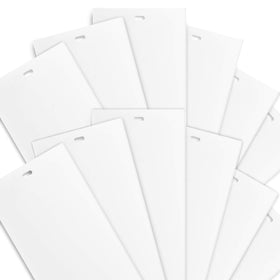 DALIX white vertical blinds slats bulk pack for quick replacement.
