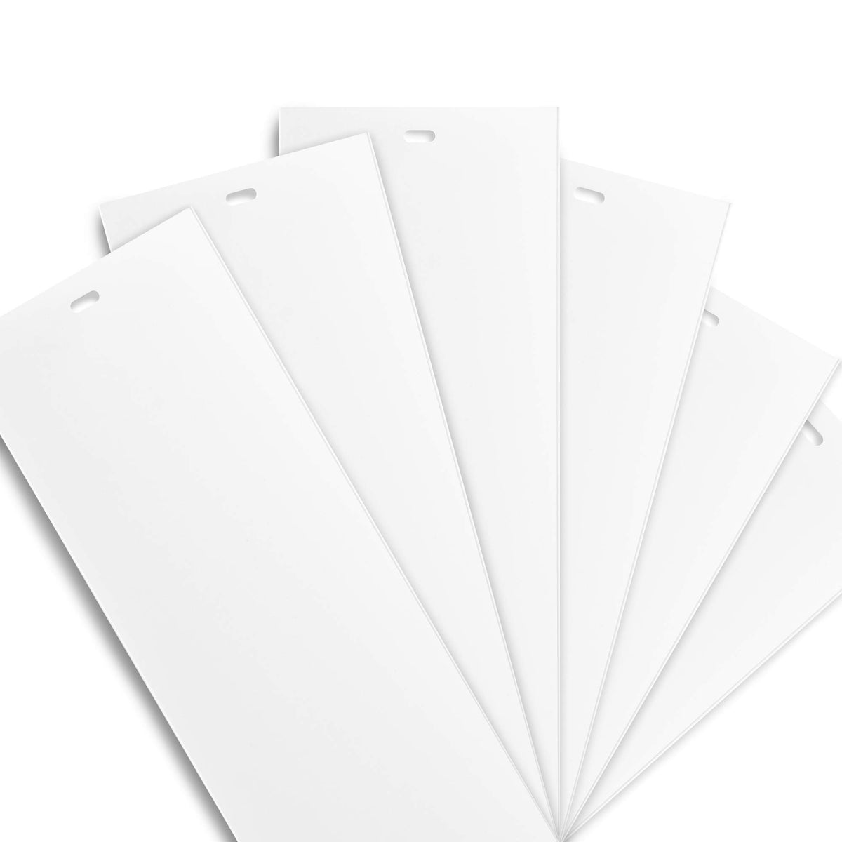 DALIX white vertical slats for 82.5 inch length, easy replacement for sliding doors.