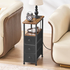 DALEMHOME compact end table designed for small spaces without sacrificing storage