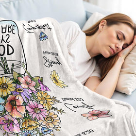 Damaigiift blanket with scriptures and flowers for daily inspiration