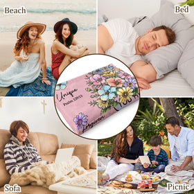 Damaigiift Christian gift blanket for women on birthdays and celebrations