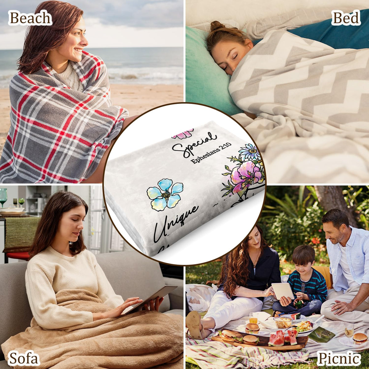 Damaigiift gift-for-her blanket ideal for birthdays, baptisms, and holidays
