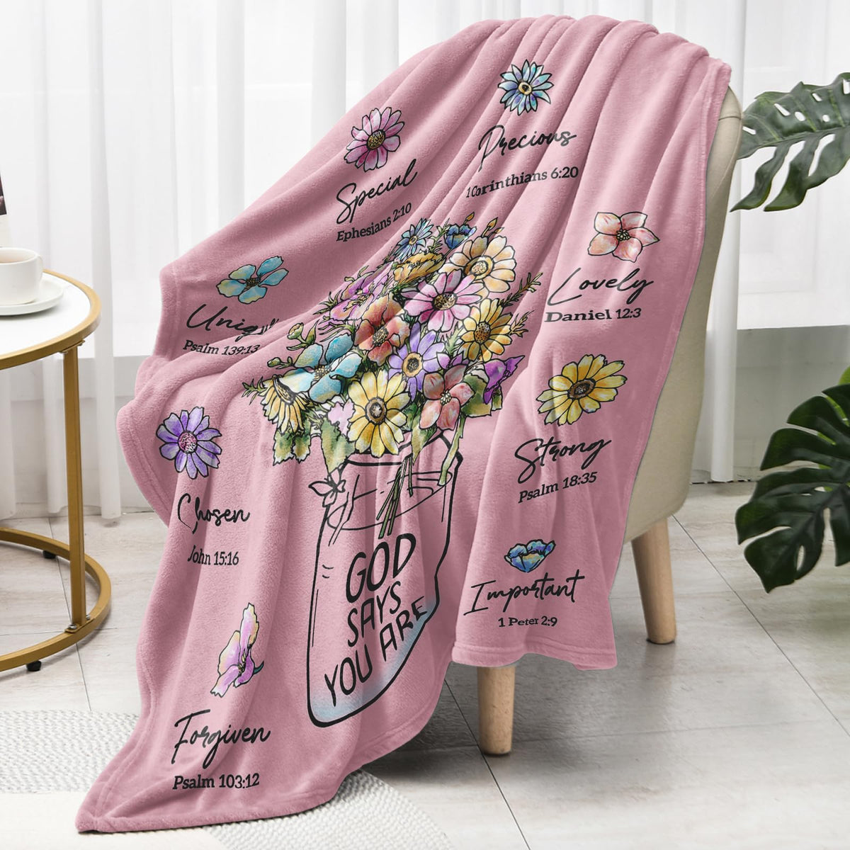 Damaigiift soft cashmere-like blanket for soothing comfort