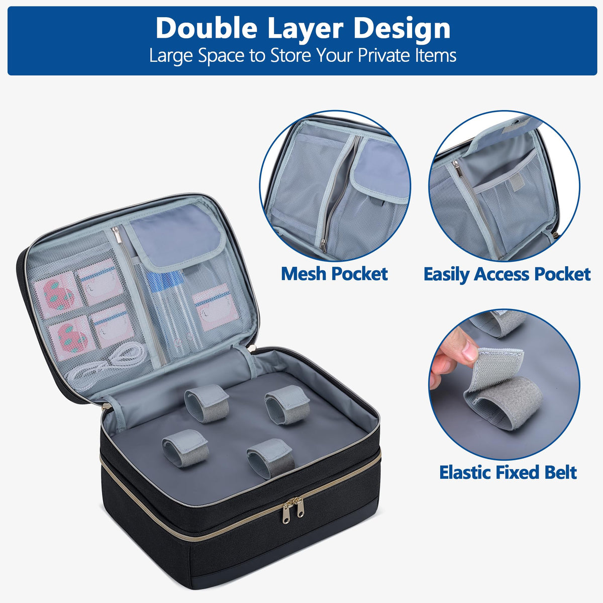Damero bag features waterproof lining for easy cleaning and lasting durability.