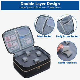 Damero bag features waterproof lining for easy cleaning and lasting durability.