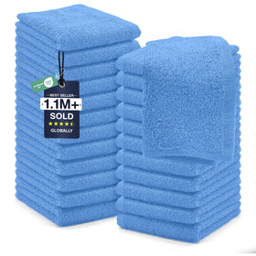 DAN RIVER wash cloth closeup—soft 100% cotton texture for gentle daily cleansing.
