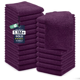 DAN RIVER wash cloths close-up texture shows soft cotton fibers for gentle cleansing.