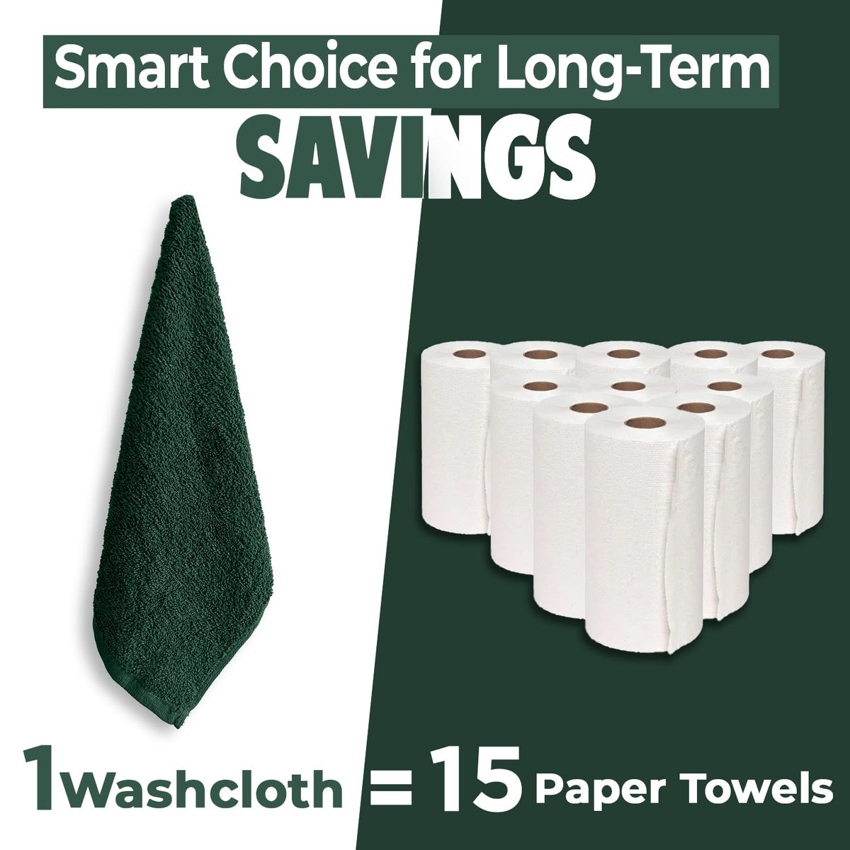 DAN RIVER wash cloths suitable for baby care and gentle cleansing.