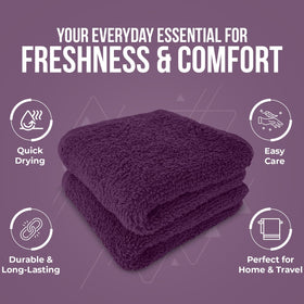 DAN RIVER wash cloths quick-dry feature for easy care.