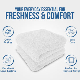 DAN RIVER wash cloths durable stitching for daily use