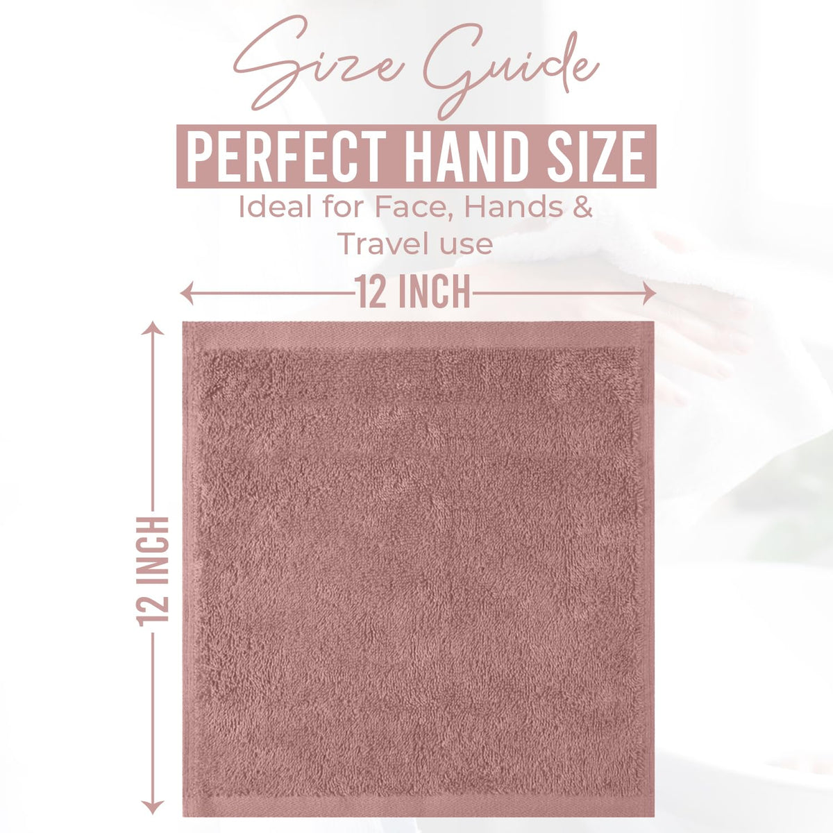 DAN RIVER wash cloths provide face and body multi-use in a compact size.