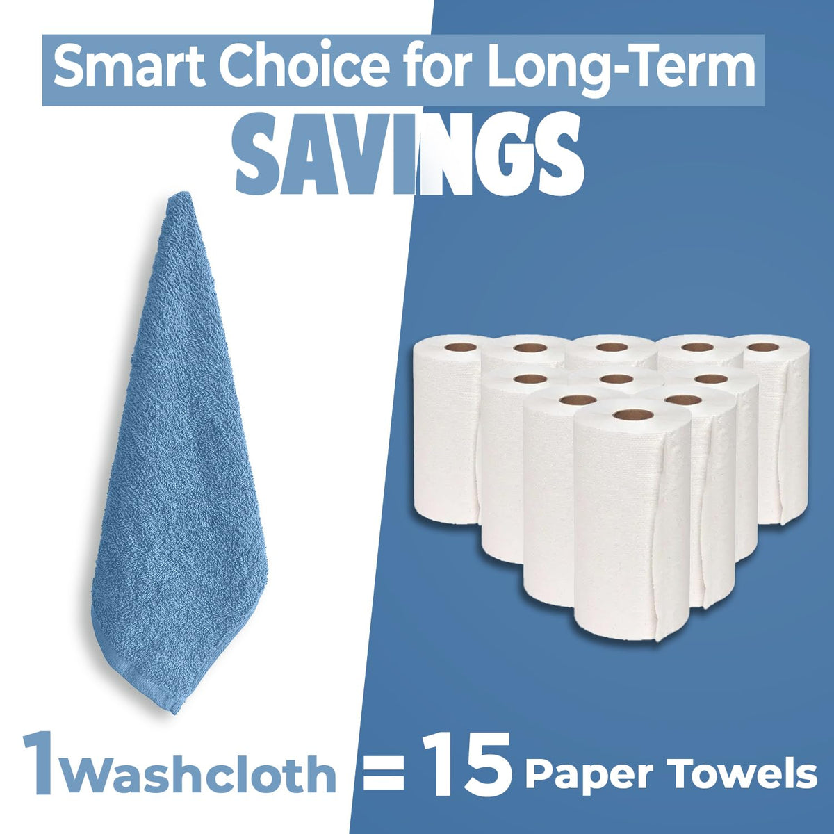 DAN RIVER wash cloth gym-travel pack—compact and lightweight for on-the-go use.