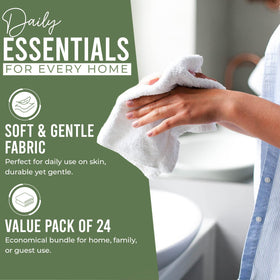DAN RIVER wash cloths fast-dry design after shower use