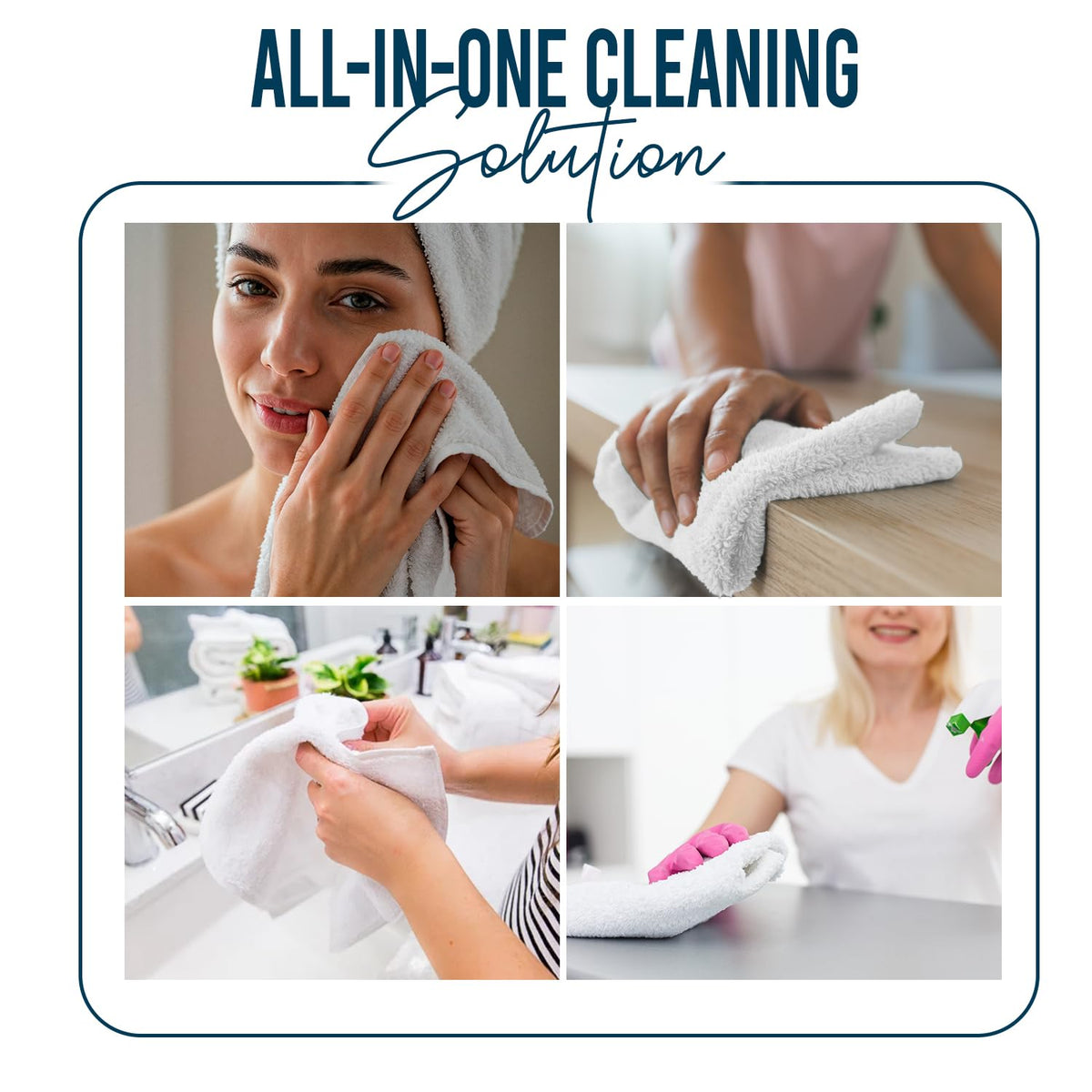 DAN RIVER multi-purpose cloth ideal for baby care, hands, and cleaning tasks.