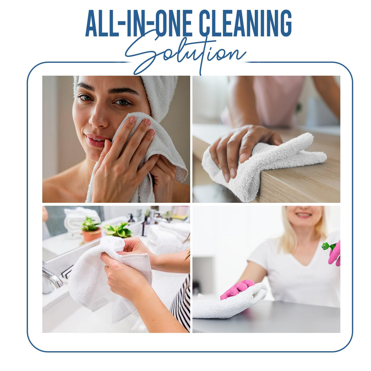DAN RIVER wash cloths multi-use cotton cloths for face hands and baby care
