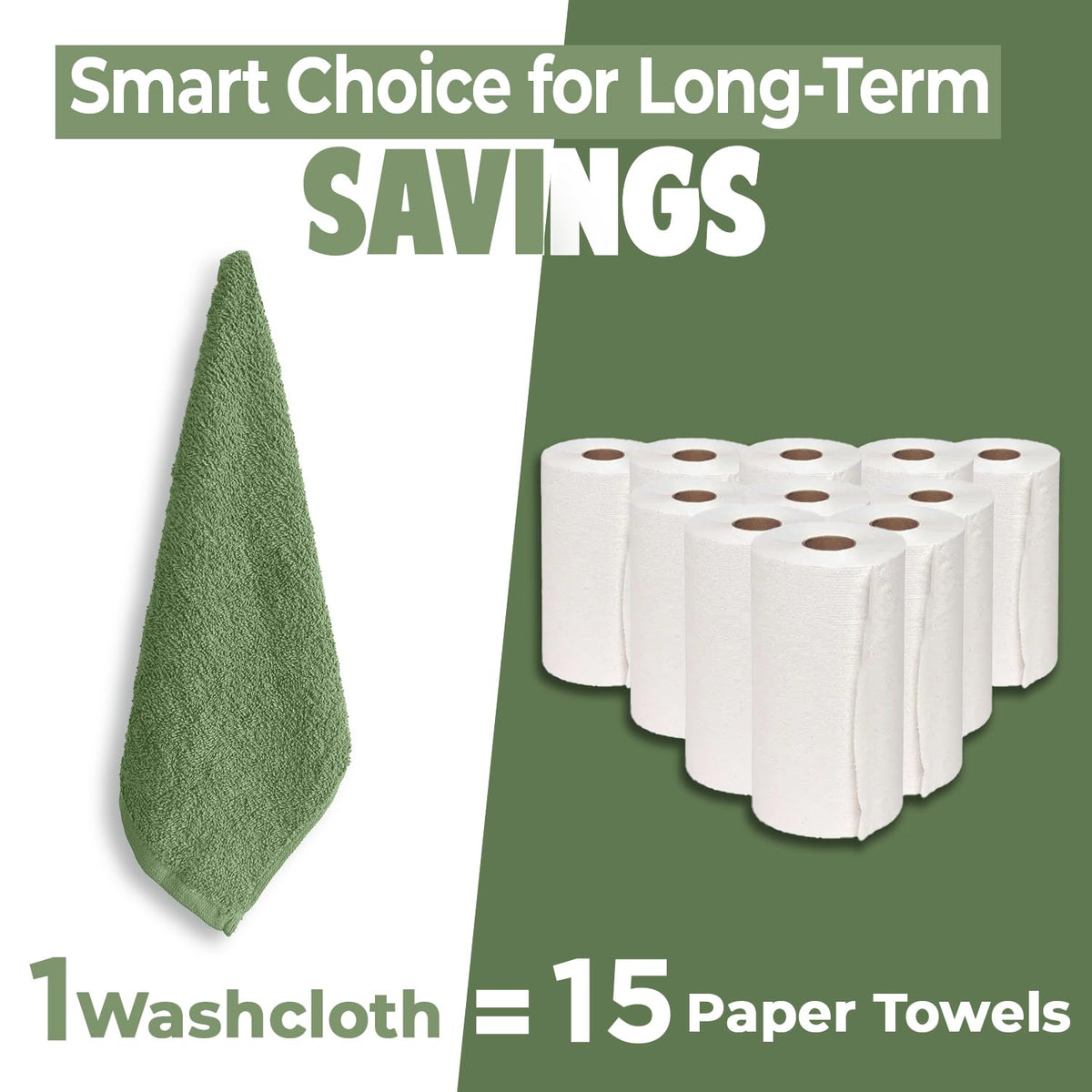 DAN RIVER wash cloths multi-use for face hands and gym